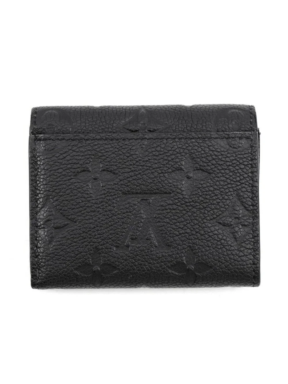 Louis Vuitton Trifold Wallet Monogram Empreinte Portefeuille Zoe Black
